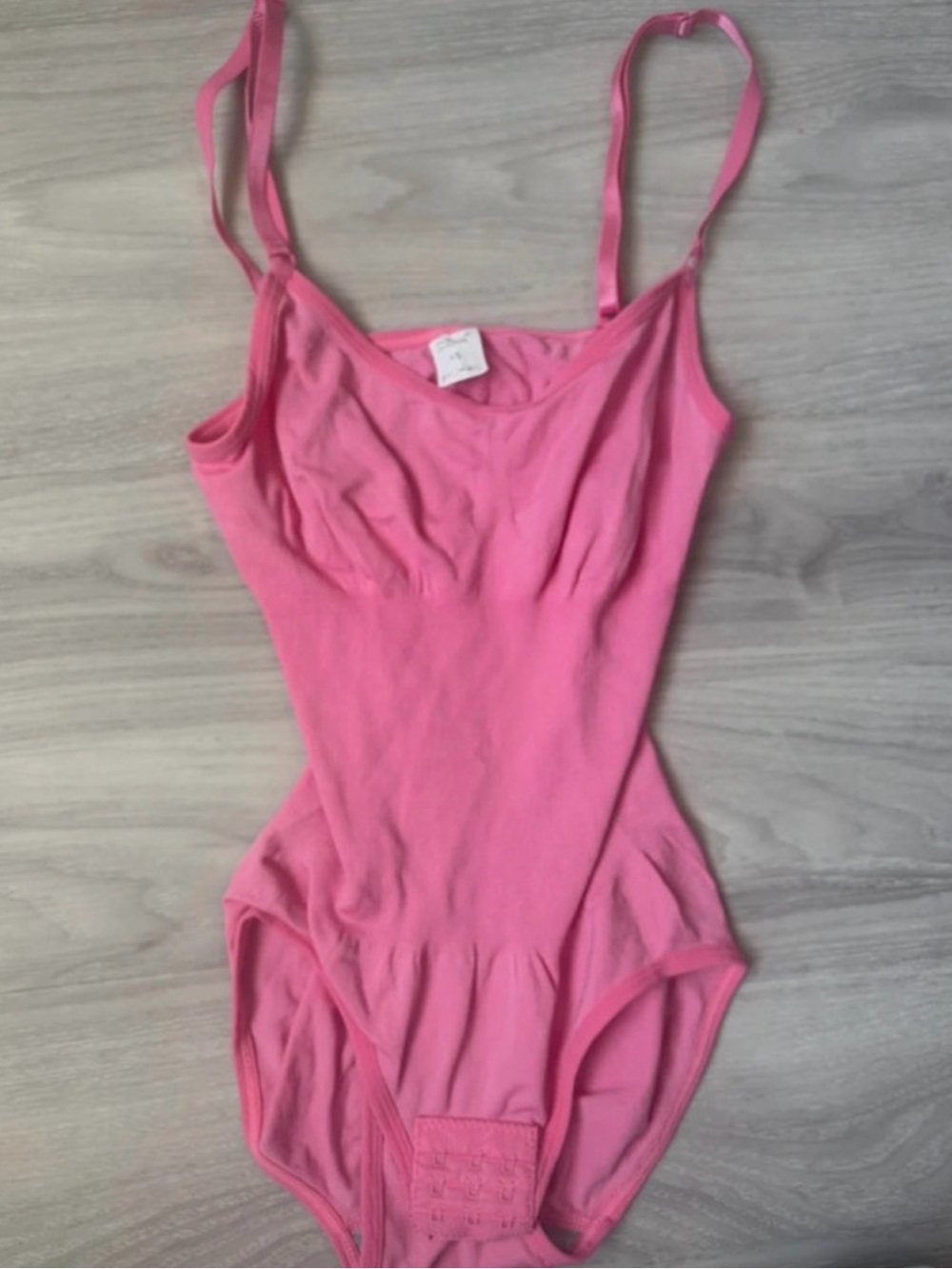 Bright Pink XS Body Sculpting Bodysuit | Fitted Tank | Y2K